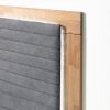 Postel boxspring včetně LED osvětlení MARCEL dub masiv