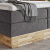 Postel boxspring s úložným prostorem KARISSA dub masiv