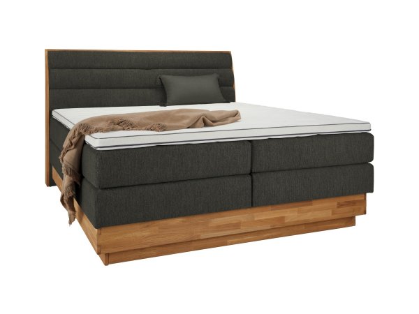 Postel boxspring s úložným prostorem KARISSA 5 dub masiv