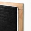 Postel boxspring včetně LED osvětlení MARCEL dub masiv