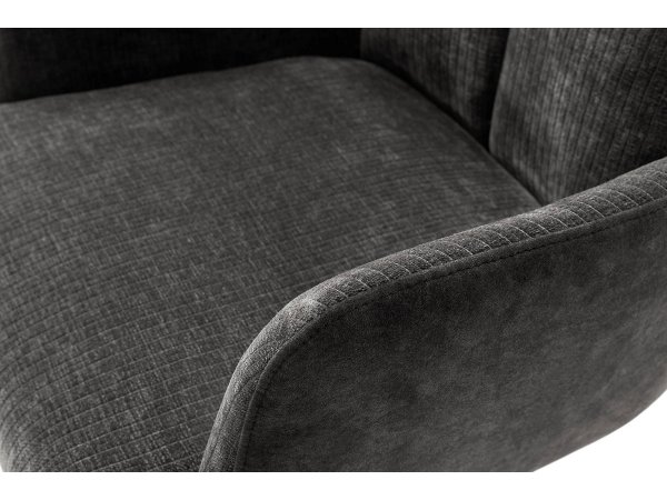 Jídelní otočná židle MALIA E s područkami olive