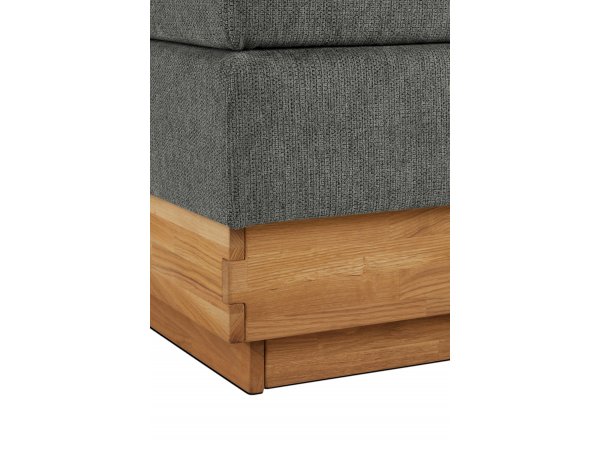 Postel boxspring s úložným prostorem KARISSA dub masiv