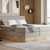 Postel boxspring s úložným prostorem KARISSA 6 dub masiv