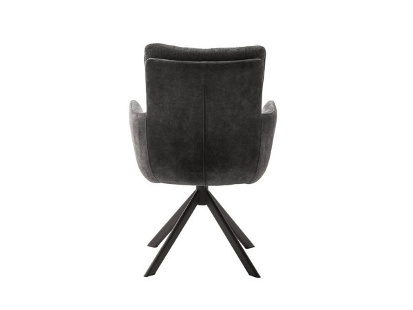 Jídelní otočná židle MALIA S s područkami antracit