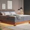 Postel boxspring s úložným prostorem MAESTRO 4 dub masiv