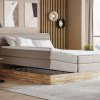 Postel boxspring s úložným prostorem KARISSA 6 dub masiv