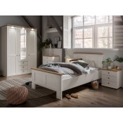 Malá ložnice pro jednu osobu MARLOW bílá/dub bianco