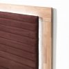Postel boxspring včetně LED osvětlení MARCEL dub masiv