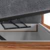 Postel boxspring s úložným prostorem MAESTRO dub masiv