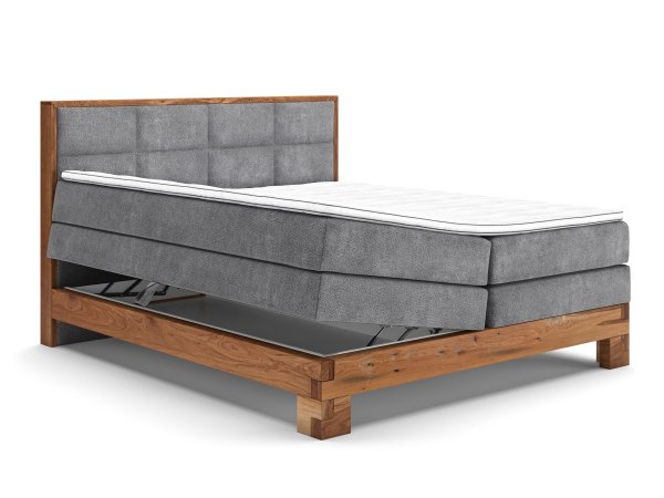 Postel boxspring s úložným prostorem MAESTRO 4 dub masiv