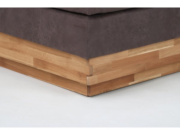 Postel boxspring s úložným prostorem KARISSA 3 dub masiv