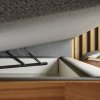 Postel boxspring s úložným prostorem KARISSA dub masiv