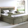 Postel boxspring včetně LED osvětlení MARCEL dub masiv