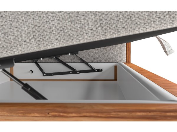 Postel boxspring s úložným prostorem MAESTRO 3 dub masiv