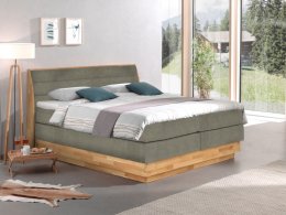 Postel boxspring s úložným prostorem KARISSA 6 dub masiv