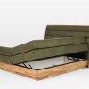 Postel boxspring s úložným prostorem KARISSA dub masiv