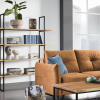 Designový dubový regál MALIBU dub sukatý