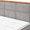 Postel boxspring s úložným prostorem MAESTRO dub masiv