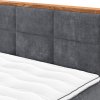Postel boxspring s úložným prostorem MAESTRO dub masiv
