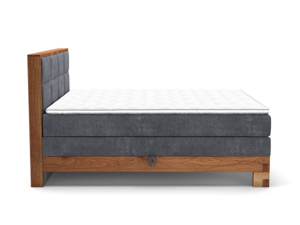 Postel boxspring s úložným prostorem MAESTRO dub masiv