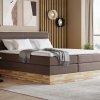 Postel boxspring s úložným prostorem KARISSA 3 dub masiv