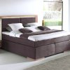 Postel boxspring včetně LED osvětlení MARCEL dub masiv