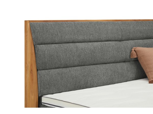 Postel boxspring s úložným prostorem KARISSA 2 dub masiv