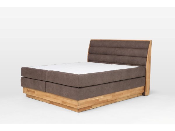 Postel boxspring s úložným prostorem KARISSA 3 dub masiv