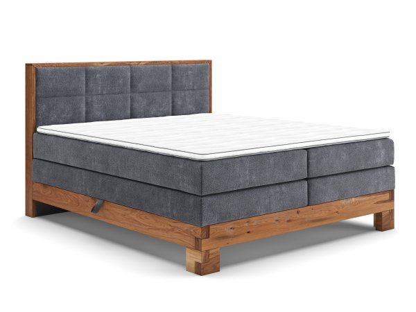 Postel boxspring s úložným prostorem MAESTRO dub masiv