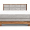 Postel boxspring s úložným prostorem MAESTRO dub masiv