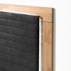 Postel boxspring včetně LED osvětlení MARCEL dub masiv