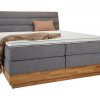 Postel boxspring s úložným prostorem KARISSA dub masiv