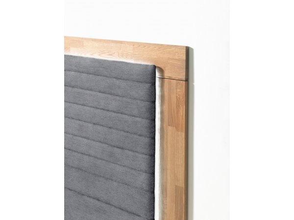 Postel boxspring včetně LED osvětlení MARCEL dub masiv