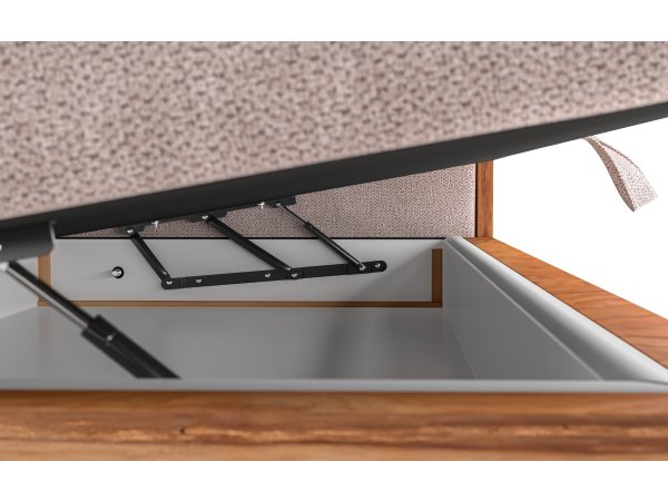 Postel boxspring s úložným prostorem MAESTRO 2 dub masiv