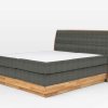 Postel boxspring s úložným prostorem KARISSA 4 dub masiv
