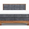 Postel boxspring s úložným prostorem MAESTRO dub masiv