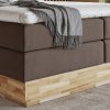 Postel boxspring s úložným prostorem KARISSA dub masiv