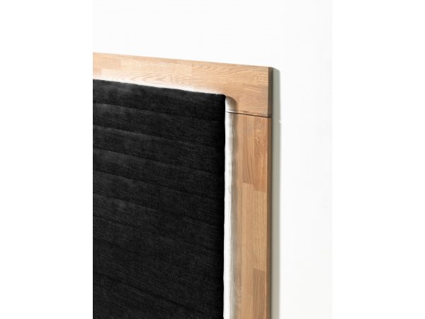 Postel boxspring včetně LED osvětlení MARCEL dub masiv