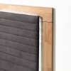Postel boxspring včetně LED osvětlení MARCEL dub masiv