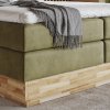 Postel boxspring s úložným prostorem KARISSA dub masiv