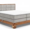 Postel boxspring s úložným prostorem MAESTRO dub masiv