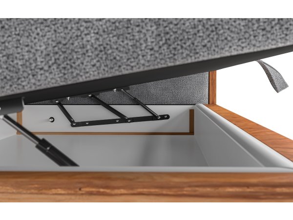 Postel boxspring s úložným prostorem MAESTRO 4 dub masiv