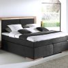 Postel boxspring včetně LED osvětlení MARCEL dub masiv