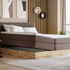 Postel boxspring s úložným prostorem KARISSA 3 dub masiv