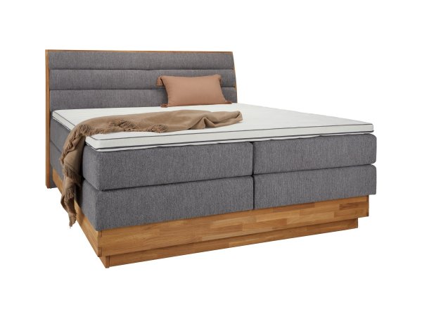 Postel boxspring s úložným prostorem KARISSA 2 dub masiv