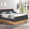 Postel boxspring s úložným prostorem KARISSA 7 dub masiv
