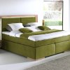 Postel boxspring včetně LED osvětlení MARCEL dub masiv