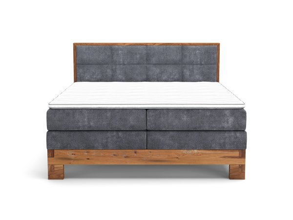 Postel boxspring s úložným prostorem MAESTRO dub masiv