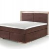 Postel boxspring včetně LED osvětlení MARCEL dub masiv