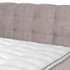 Postel boxspring s úložným prostorem a LED osvětlením MELISSA dub masiv